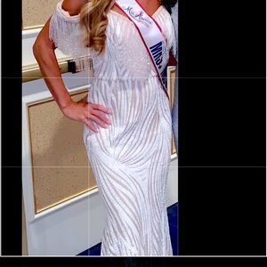 Ashley Lauren white gown